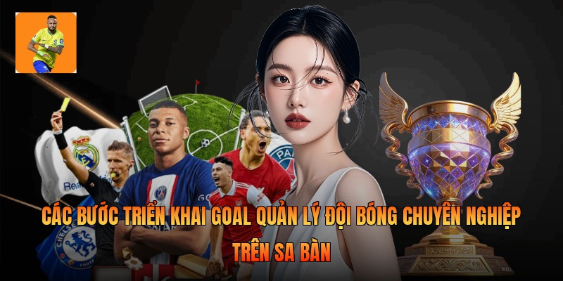 Các bước triển khai goal quản lý đội bóng chuyên nghiệp trên sa bàn