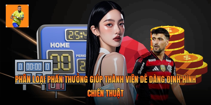 Phân loại phần thưởng giúp thành viên dễ dàng định hình chiến thuật